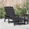 Solstol Svart 53x162x98.5 cm HDPE vidaXL 53 x 195.5 x 98.5 cm – miniatyr 1