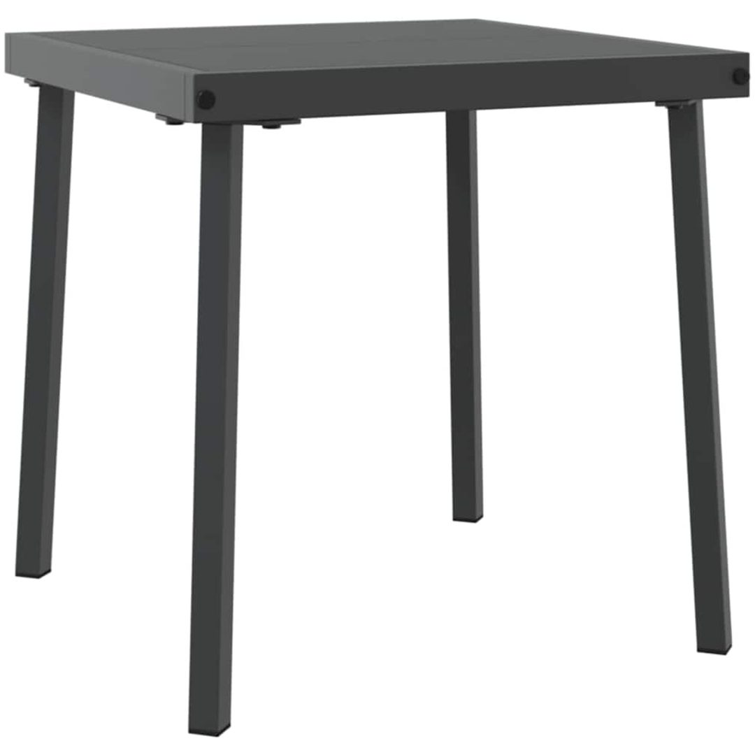 Solstolar 2 st med hjul och bord Brun Poly Rattan vidaXL Standard – bild 6