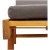 Solstolar 2 st med kuddar 200x68x83 cm massivt akaciaträ vidaXL – miniatyr 5