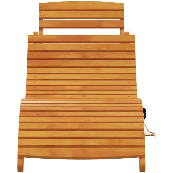Solstolar 2 st Solid Akaciaträ vidaXL 55 x 55 x 64 cm – bild 5