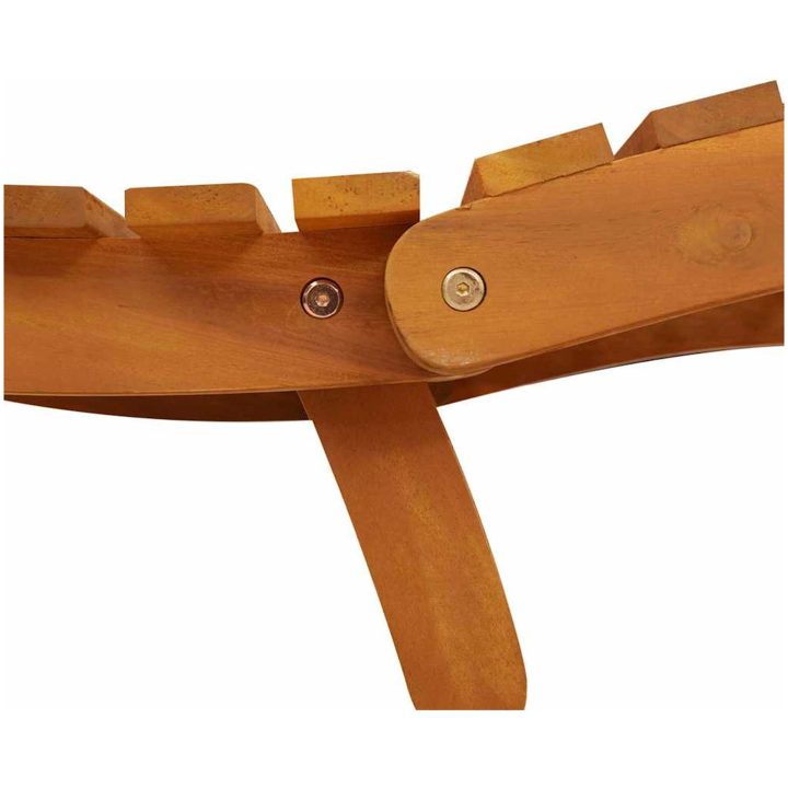 Solstolar 2 st Solid Akaciaträ vidaXL 55 x 55 x 64 cm – bild 8
