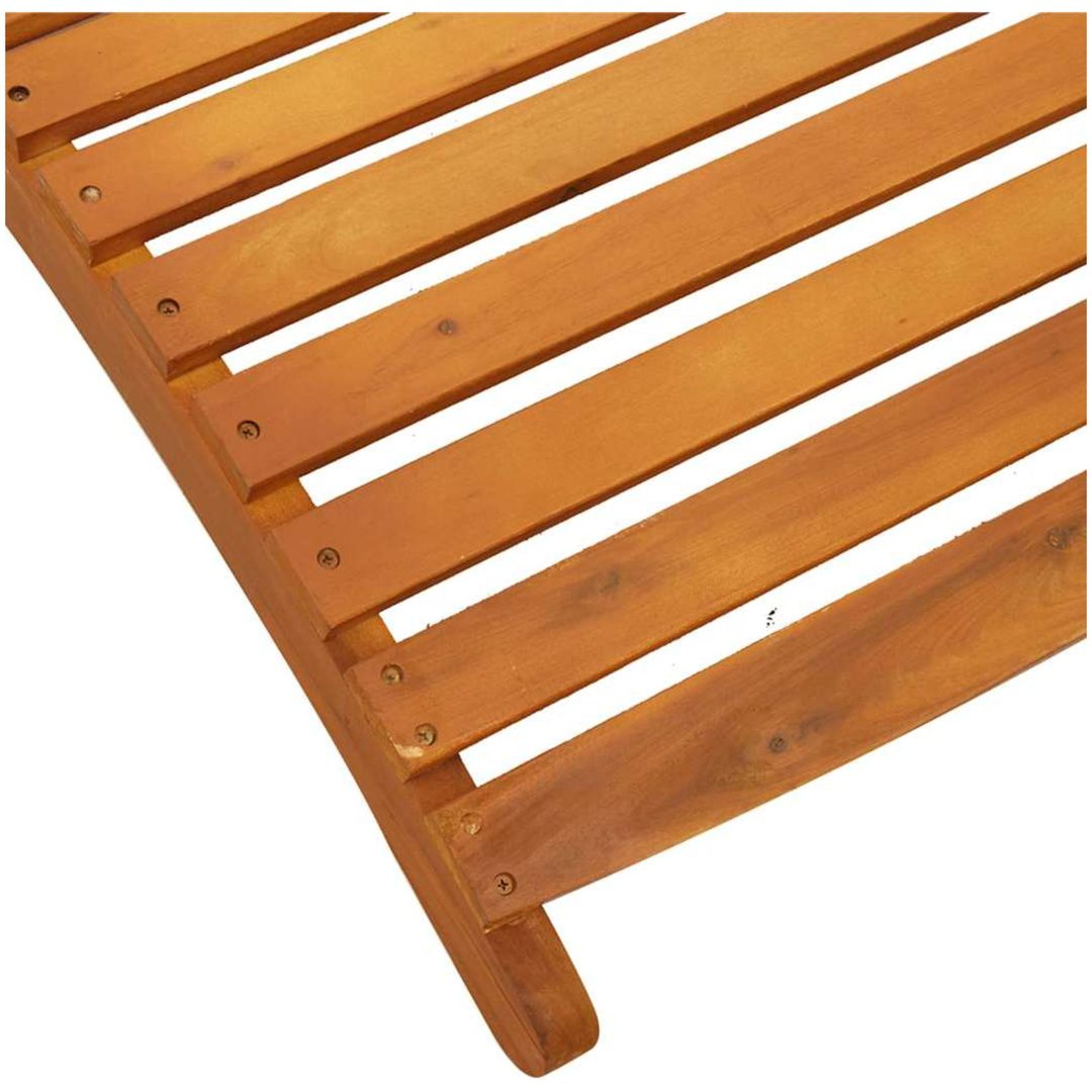 Solstolar 2 st Solid Akaciaträ vidaXL 55 x 55 x 64 cm – bild 9