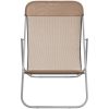 Solstolar fällbara 2 st taupe textilen & pulverlackerat stål vidaXL – miniatyr 4