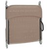 Solstolar hopfällbara 2 st taupe textilene & stål vidaXL – miniatyr 8