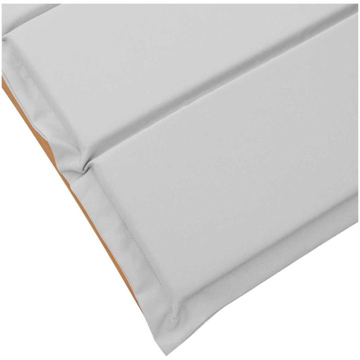 Solstolar med kuddar 2 st Ljusgrå Massivt Akaciaträ vidaXL 184 x 55 x 64 cm – bild 9