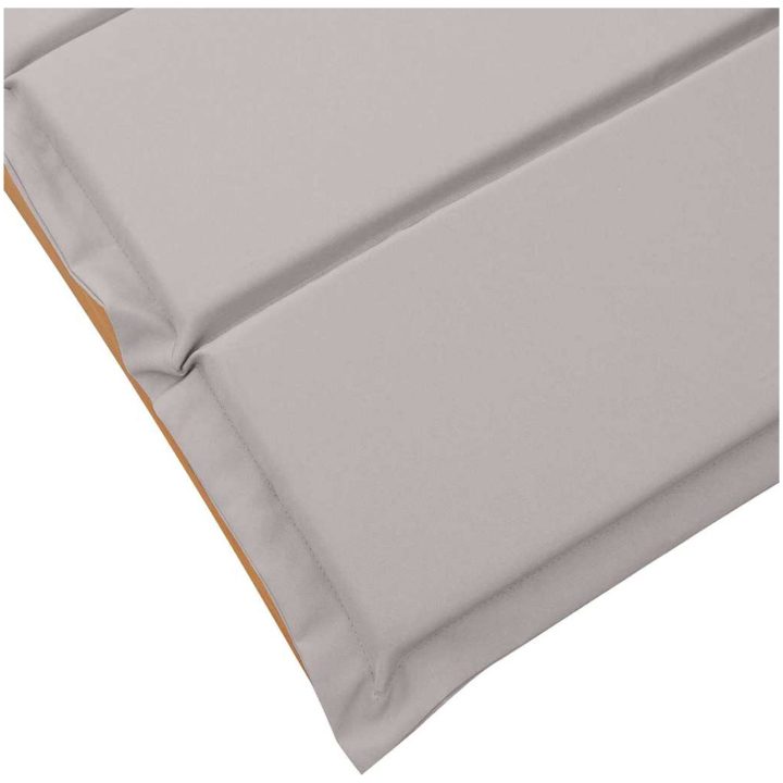 Solstolar med kuddar 2 st Taupe Massivt akaciaträ vidaXL 184 x 55 x 65 cm – bild 9