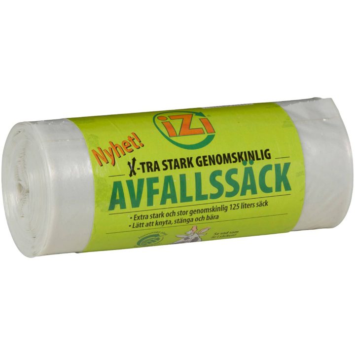 Sopsäck Plast Med Knythandtag Blå NONAME SOPSÄCK PLAST KNY IZI 125L BLÅ – bild 2