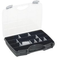Sortimentbox A45 Svart/silver RAACO
