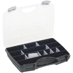 Sortimentbox A45 Svart/silver RAACO