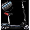 Sparkcykel med sits och LEDs för barn 120 W svart vidaXL – miniatyr 2