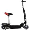 Sparkcykel med sits och LEDs för barn 120 W svart vidaXL – miniatyr 6