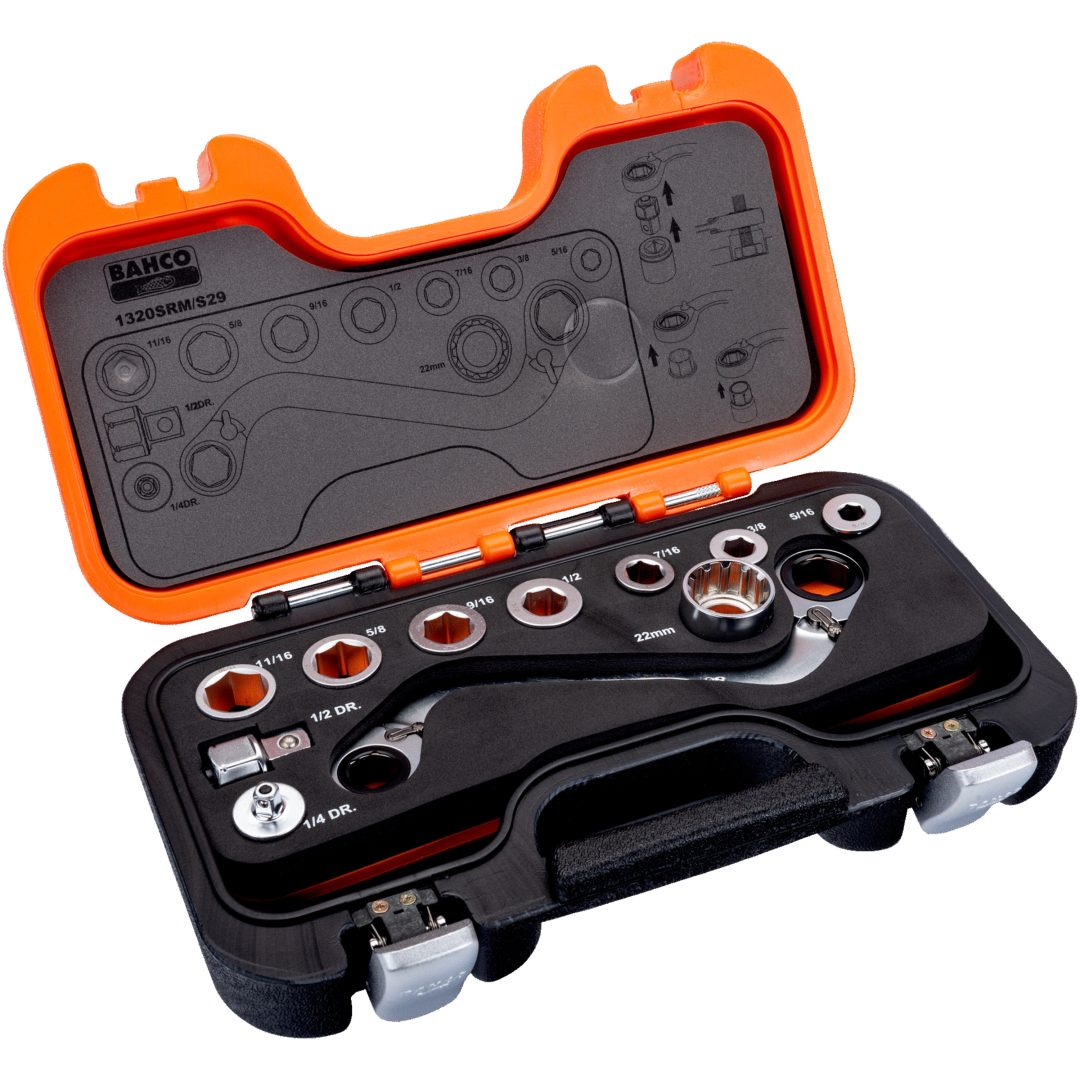 Spärringnyckel/Adaptersats 29d BAHCO 29d