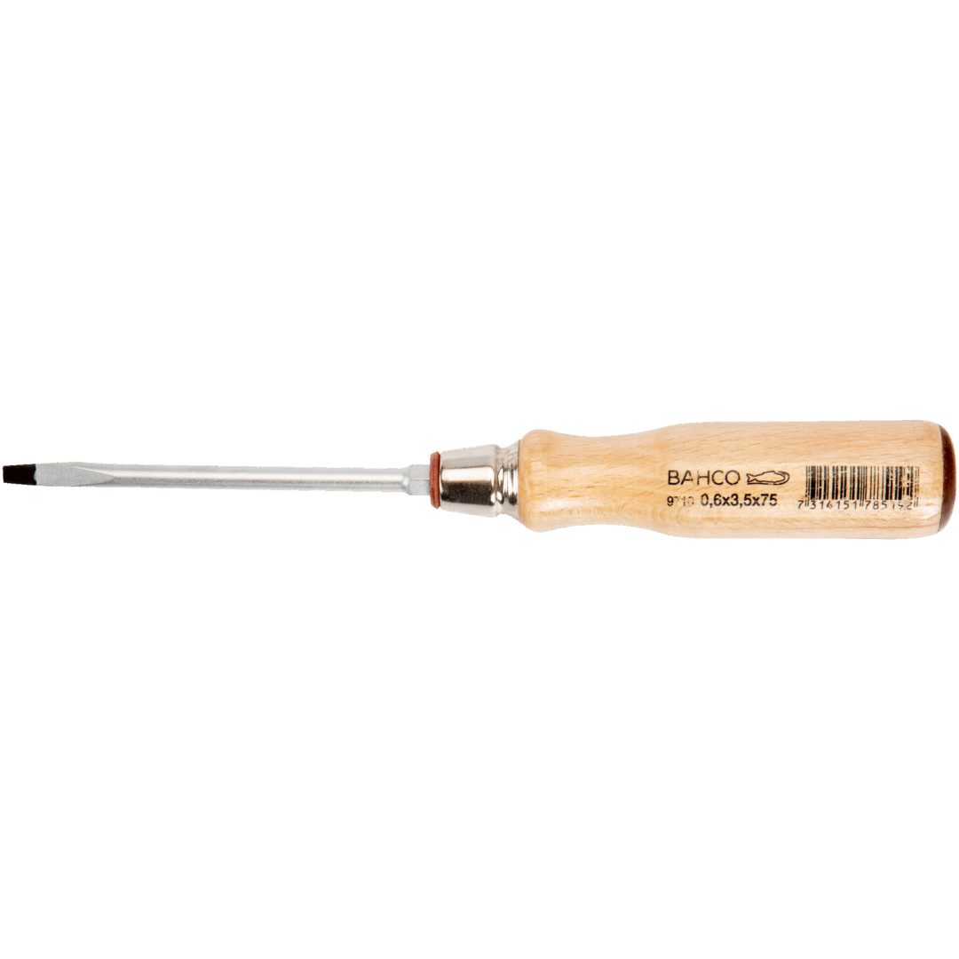Spårskruvmejsel Trähandtag SP BAHCO 0.6 x 3.5 x 75 mm – bild 2