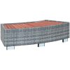 Spatrappa grå konstrotting 92x45x25 cm vidaXL – miniatyr 2