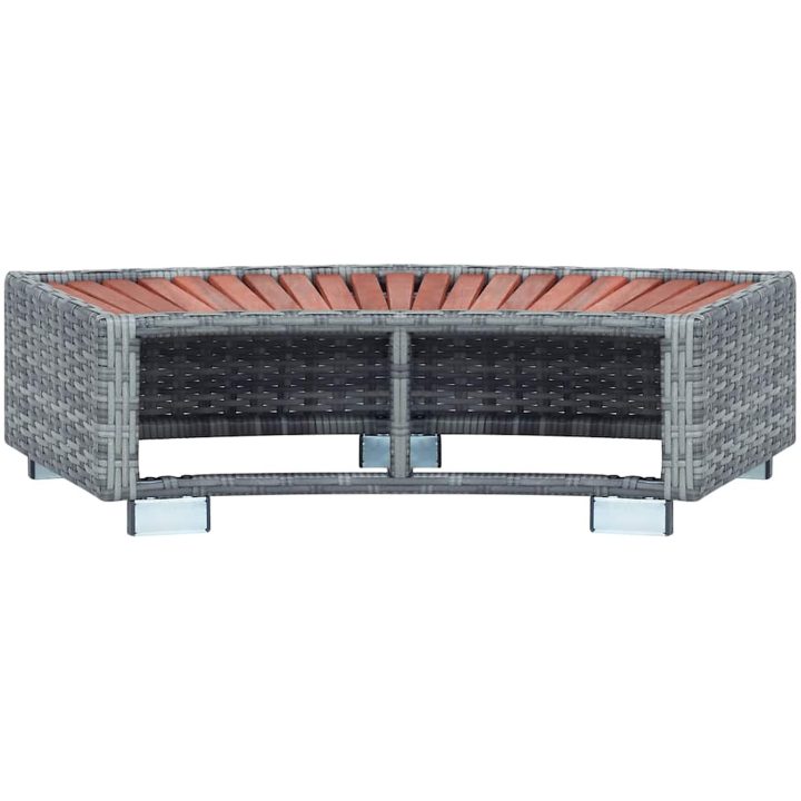 Spatrappa grå konstrotting 92x45x25 cm vidaXL – bild 7