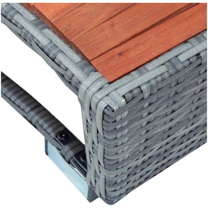 Spatrappa grå konstrotting 92x45x25 cm vidaXL – bild 8