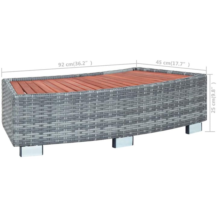 Spatrappa grå konstrotting 92x45x25 cm vidaXL – bild 10