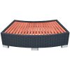 Spatrappa konstrotting 92x45x25 cm svart vidaXL – miniatyr 3