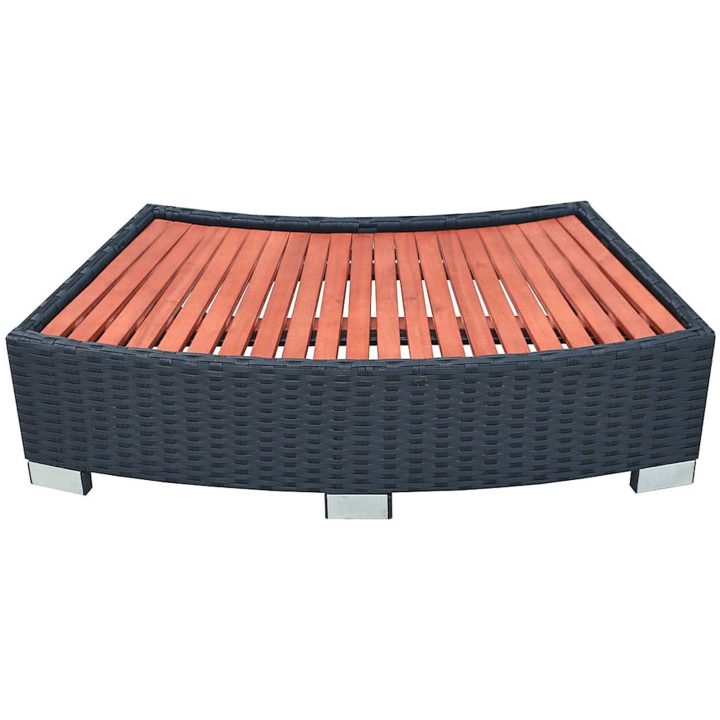 Spatrappa konstrotting 92x45x25 cm svart vidaXL – bild 3