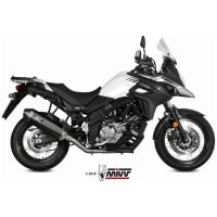 Speed Edge Muffler Steel Black/Carbon End Cap Suzuki DL650 V-Strom Mivv