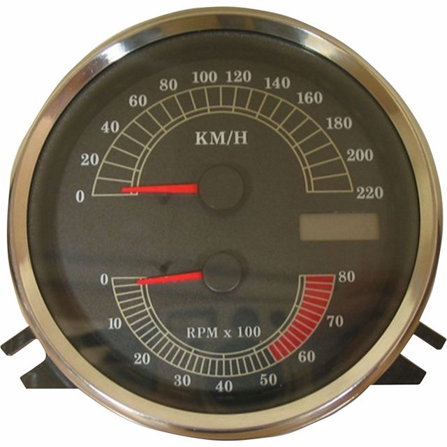 Instrumentpanel Elektronisk Hastighetsmätare/varvräknare DRAG SPECIALTIES