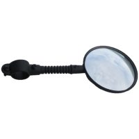 Spegel, Höger/Vänster, Vidvinkel, Klämmare, Böjbar arm, Svart Tec-X