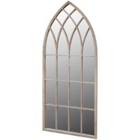 Spegel med gotisk design inom-/utomhus 50x115 cm vidaXL