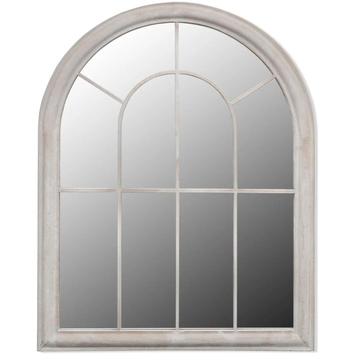 Spegel med lantlig design inom-/utomhus 69x89 cm vidaXL 89 x 69 cm – bild 2