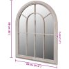 Spegel med lantlig design inom-/utomhus 69x89 cm vidaXL 89 x 69 cm – miniatyr 4