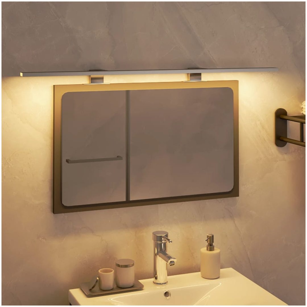 Spegellampa LED 13 W varmvit 80 cm 3000 K vidaXL 80 x 10.5 x 4 cm