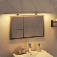 Spegellampa LED 13 W varmvit 80 cm 3000 K vidaXL