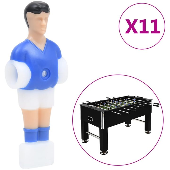 Spelare för fotbollsbord med 12,7 mm stavar 22 delar vidaXL – bild 5