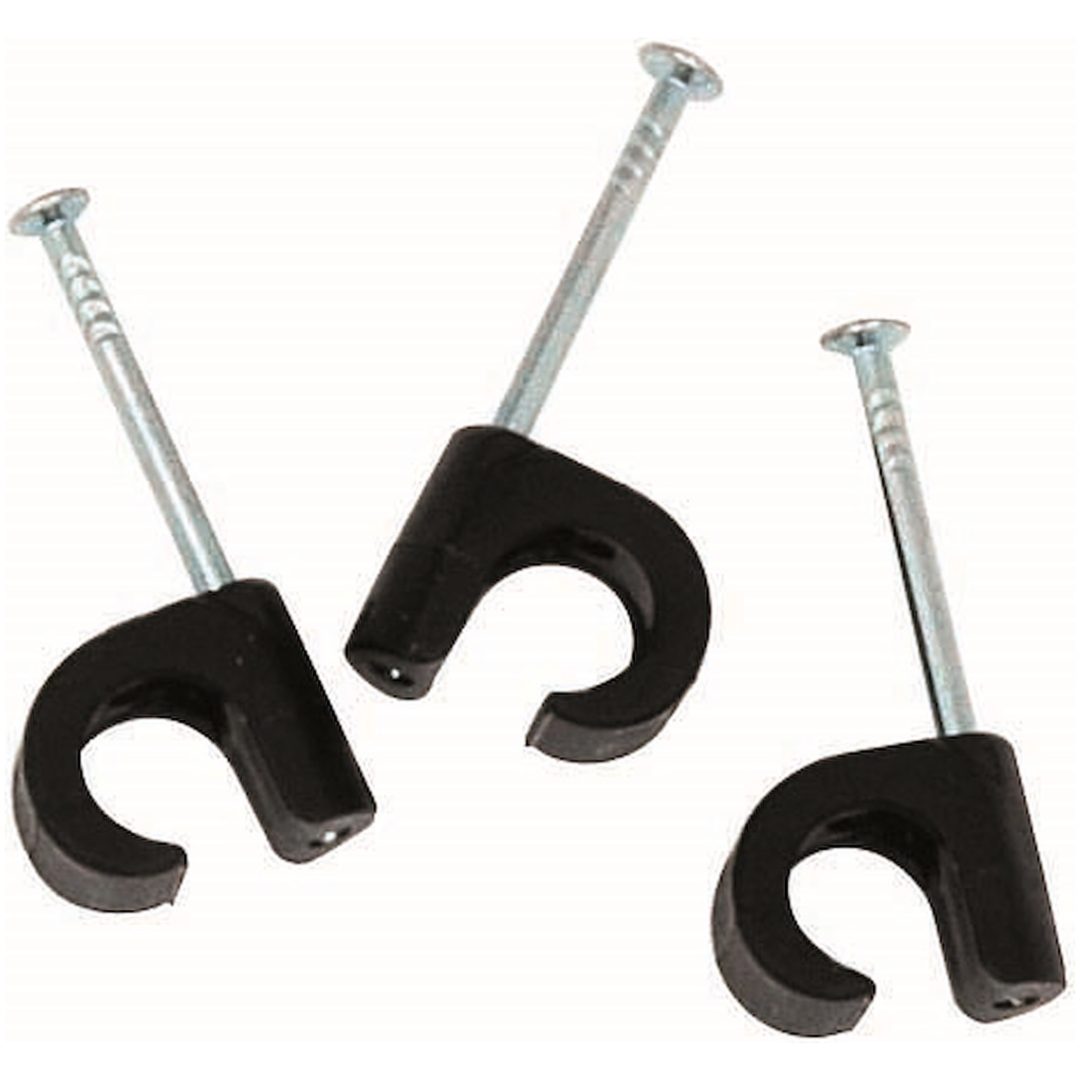 Spikklammer, Svart, 3-5 mm, 20 mm, 100 st MALMBERGS
