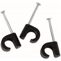Spikklammer, Svart, 3-5 mm, 20 mm, 100 st MALMBERGS