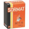 Spikklammer, Vit, För kabel 7-10 mm, 25 mm, 100 st MALMBERGS – miniatyr 2