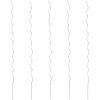 Spiralformade växtstöd 5 st galvaniserat stål vidaXL 110 cm – miniatyr 1