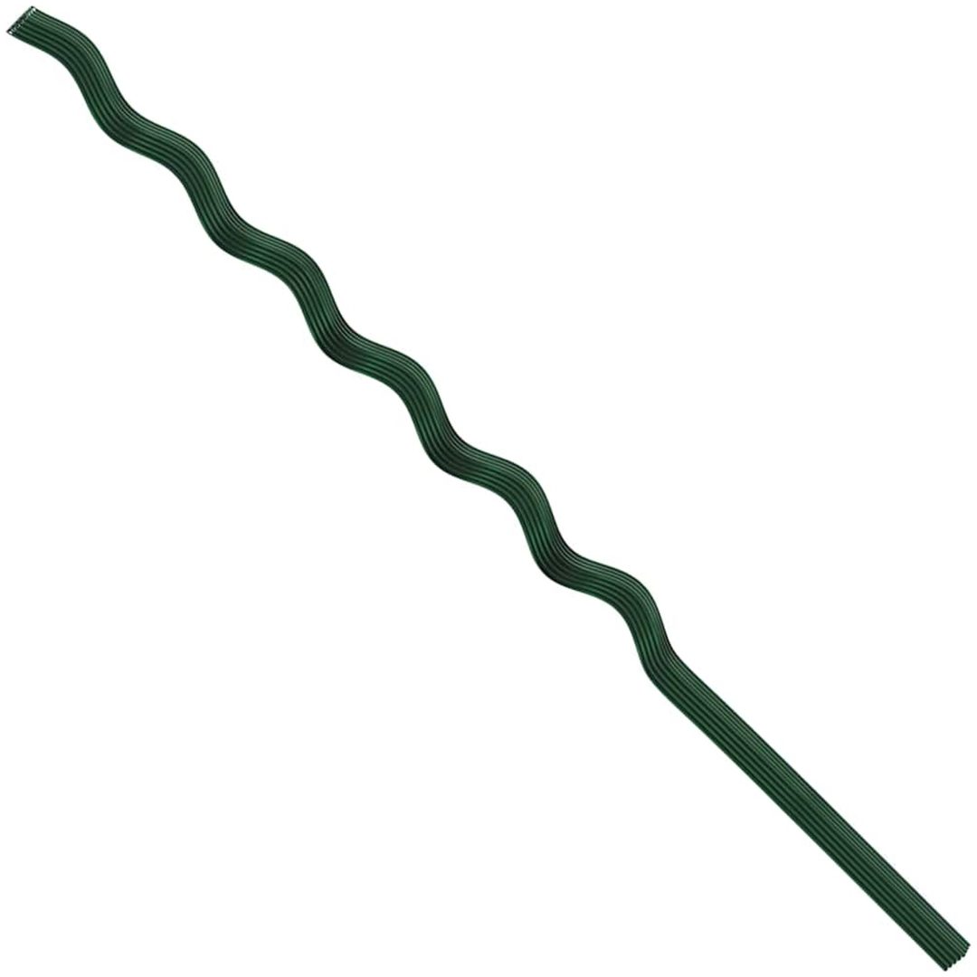 Spiralväxtstöd (20 st, 150 cm, Stål) vidaXL 150 cm hög – bild 9