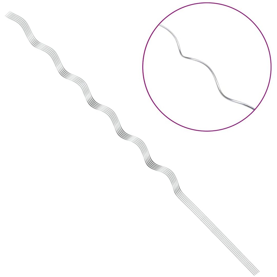 Spiralväxtstöd 5 st Galvaniserat stål vidaXL 150 cm – bild 8
