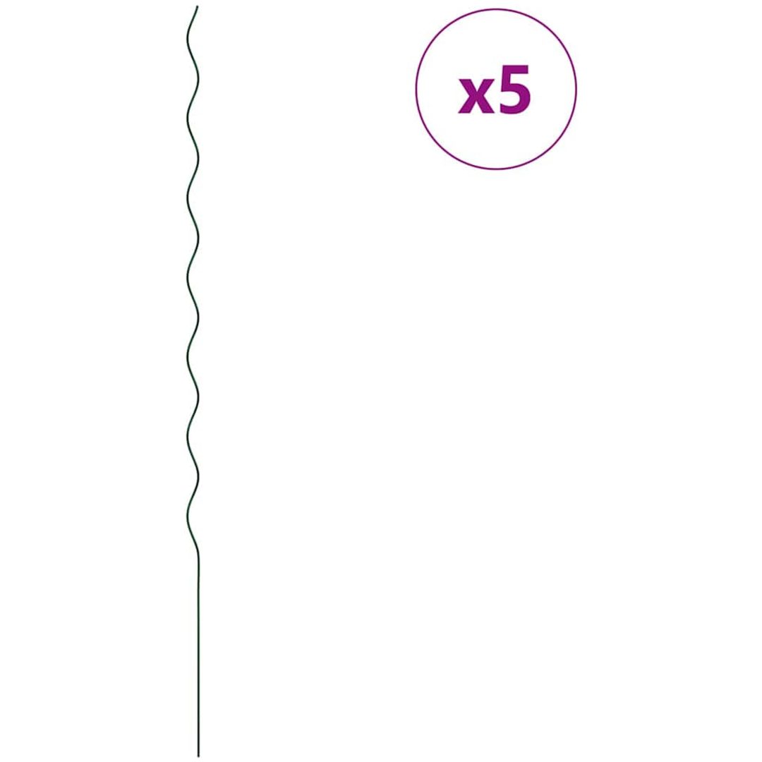 Spiralväxtstöd 5 st Stål vidaXL 170 cm – bild 3