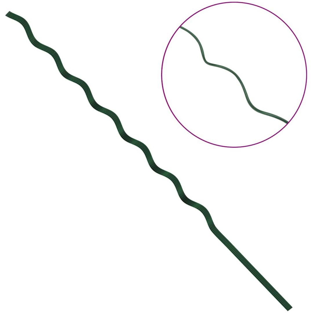 Spiralväxtstöd 5 st Stål vidaXL 170 cm – bild 8