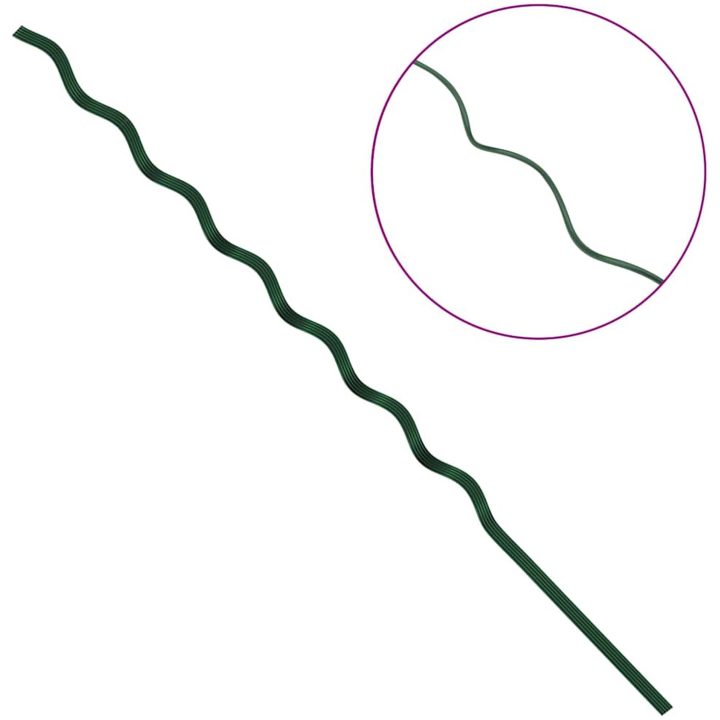 Spiralväxtstöd 5 st Stål vidaXL 170 cm – bild 8