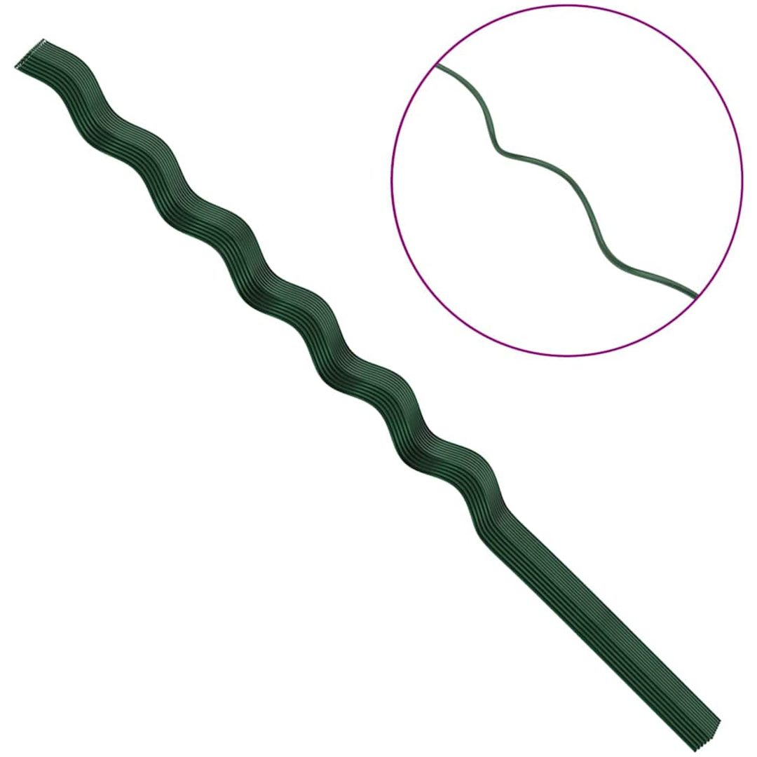 Spiralväxtstöd 50 stycken Stål vidaXL 150 cm – bild 8