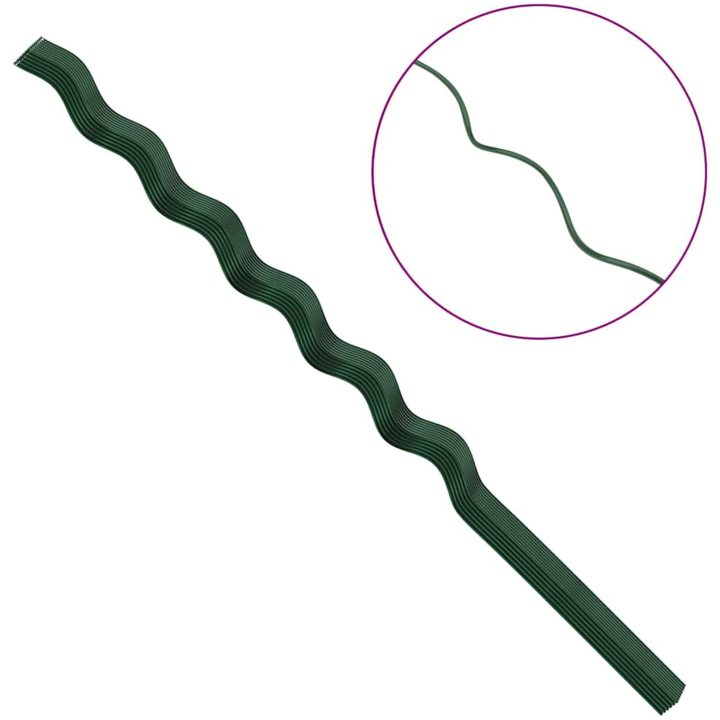 Spiralväxtstöd 50 stycken Stål vidaXL 150 cm – bild 8