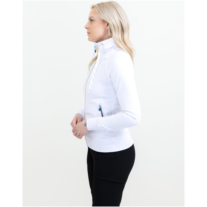 Sportjacka Dam Jog RSX Vit Printer XS – bild 2