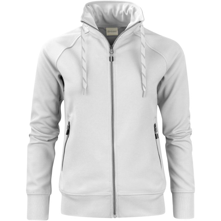 Sportjacka Dam Jog RSX Vit Printer XS – bild 5