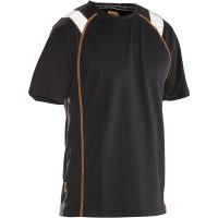 Spun Dye Vision T-shirt 5620 Technical Svart/Orange Jobman