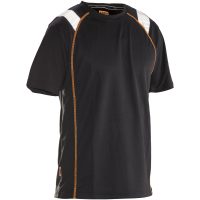 Spun Dye Vision T-shirt 5620 Technical Svart/Orange Jobman