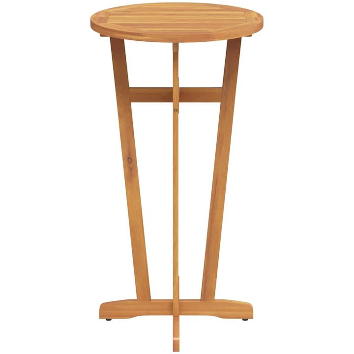 Ståbord för utomhusbruk ⌀60x105 cm massivt akaciaträ vidaXL – bild 5