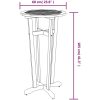 Ståbord för utomhusbruk ⌀60x105 cm massivt akaciaträ vidaXL – miniatyr 6