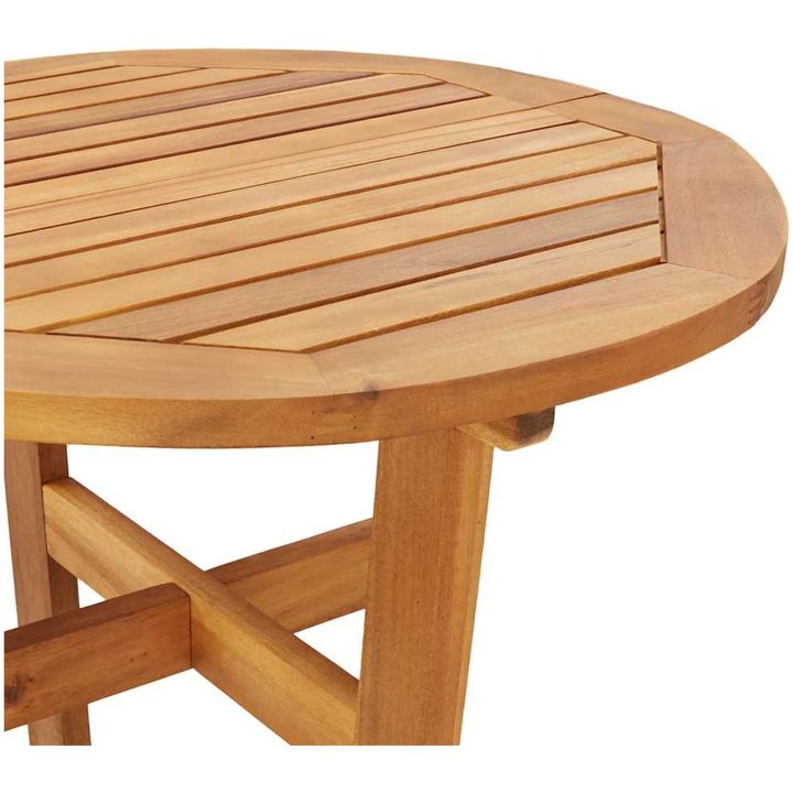 Ståbord för utomhusbruk ⌀60x105 cm massivt akaciaträ vidaXL – bild 9